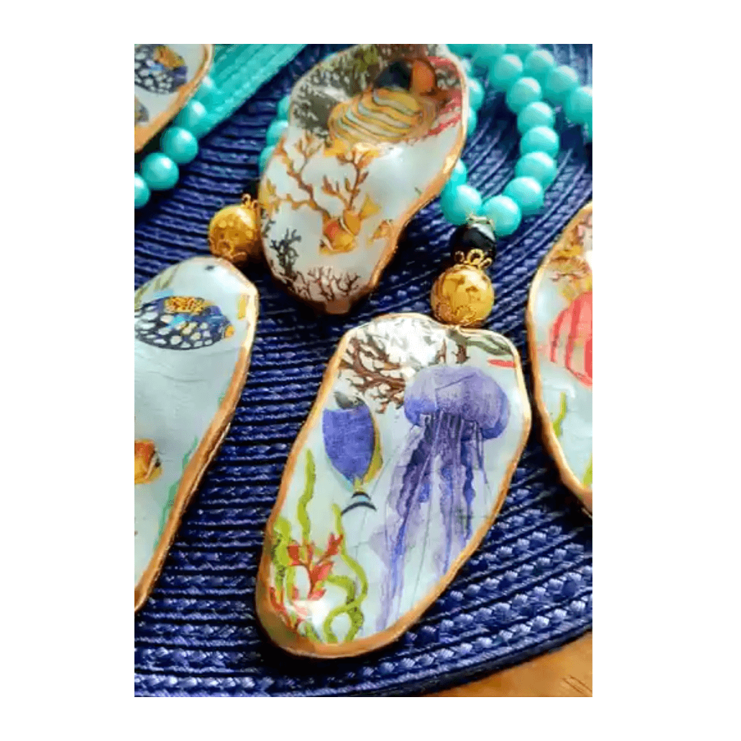 Lavish Lifestyle - Oyster Napkin Holders (Set of 4)