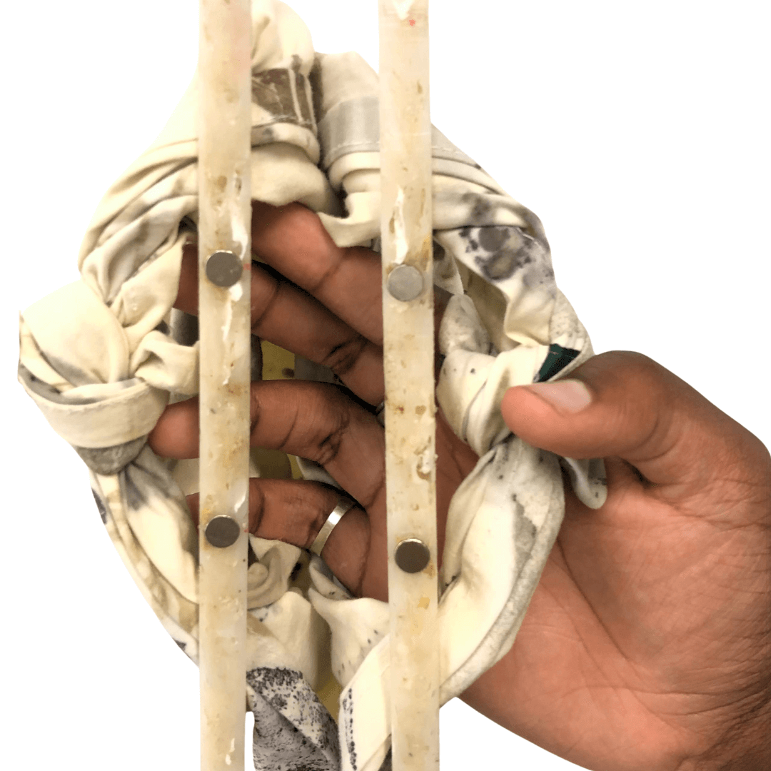 Upcycled Shack: Magnetic Handle Eco Print Bag