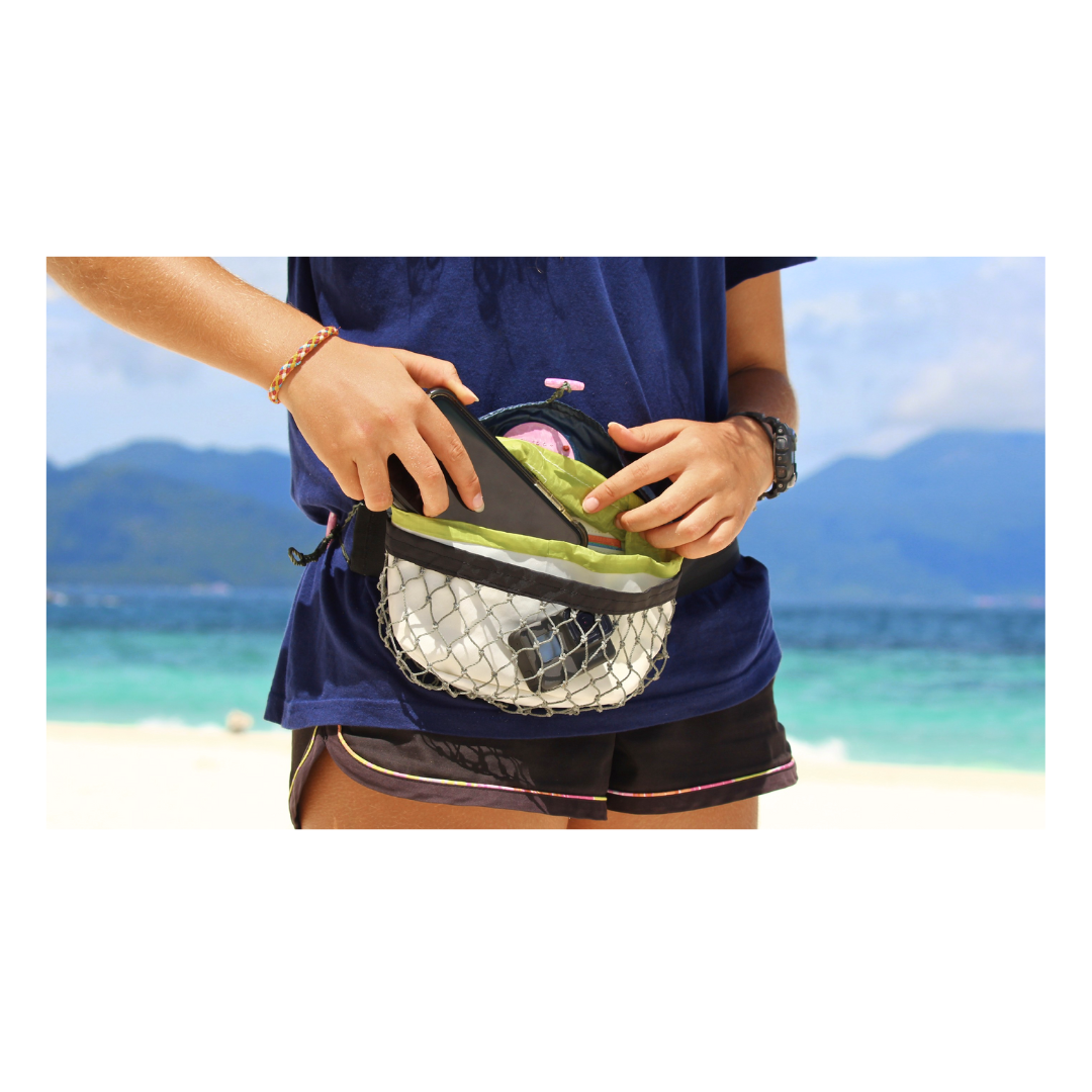100% Upcycled Bag - Sea Jelly Hip Pack