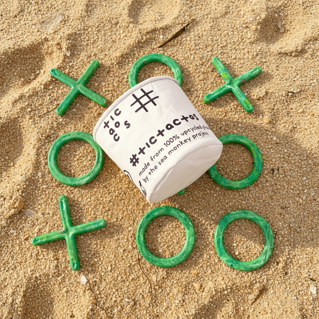 100% Upcycled Bag - Tic Tac Tos