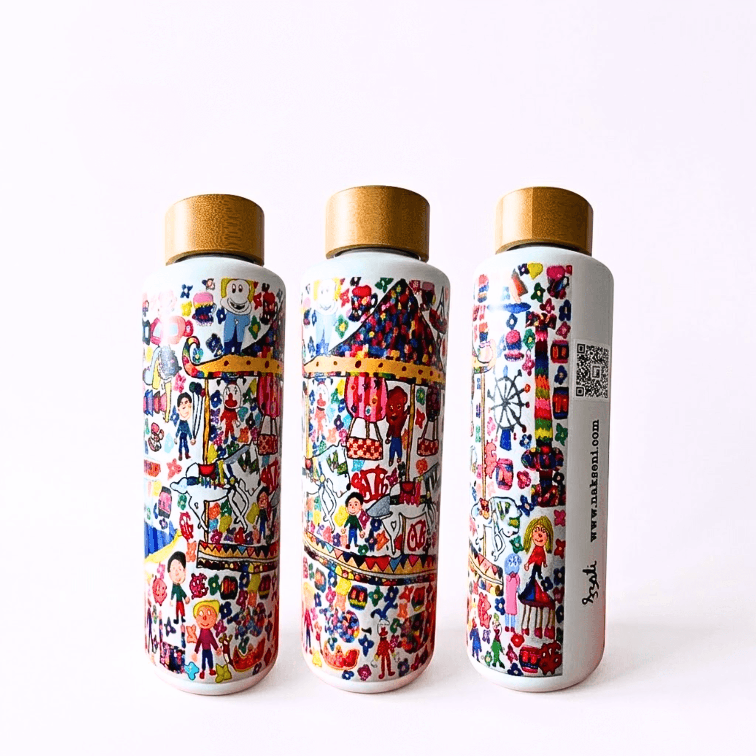 NakSeni : Thermal Bottle with Bamboo Lid