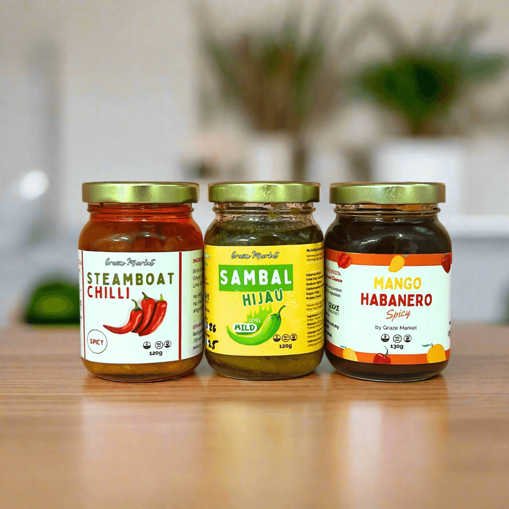 Graze Market Sauces 120g Collection