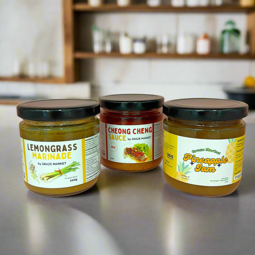 Graze Market Sauces 220g Collection