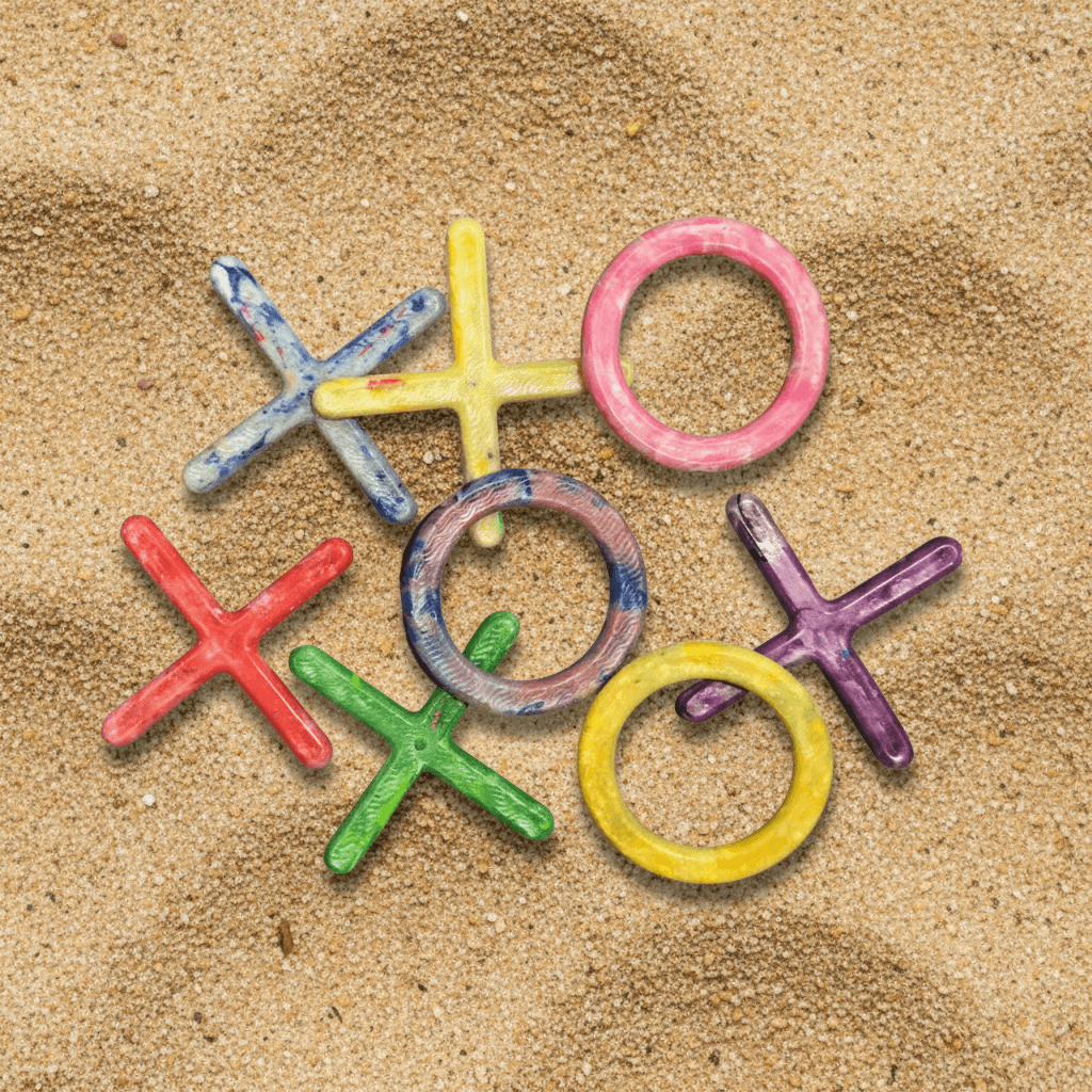 100% Upcycled Bag - Tic Tac Tos