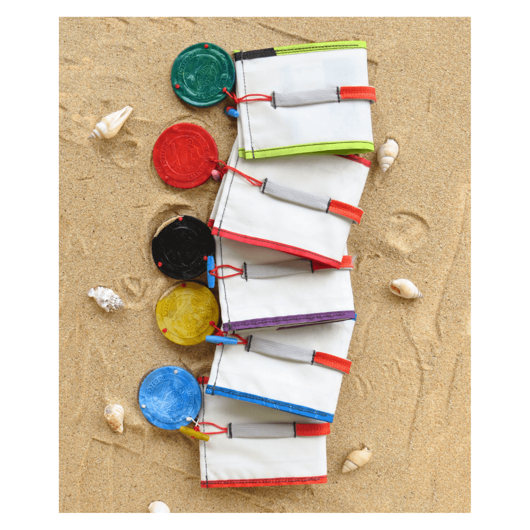 100% Upcycled Bag - Mussel Wallet