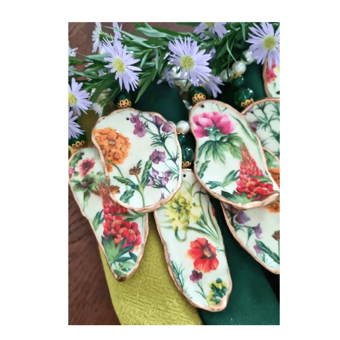 Lavish Lifestyle - Oyster Napkin Holders (Set of 4)