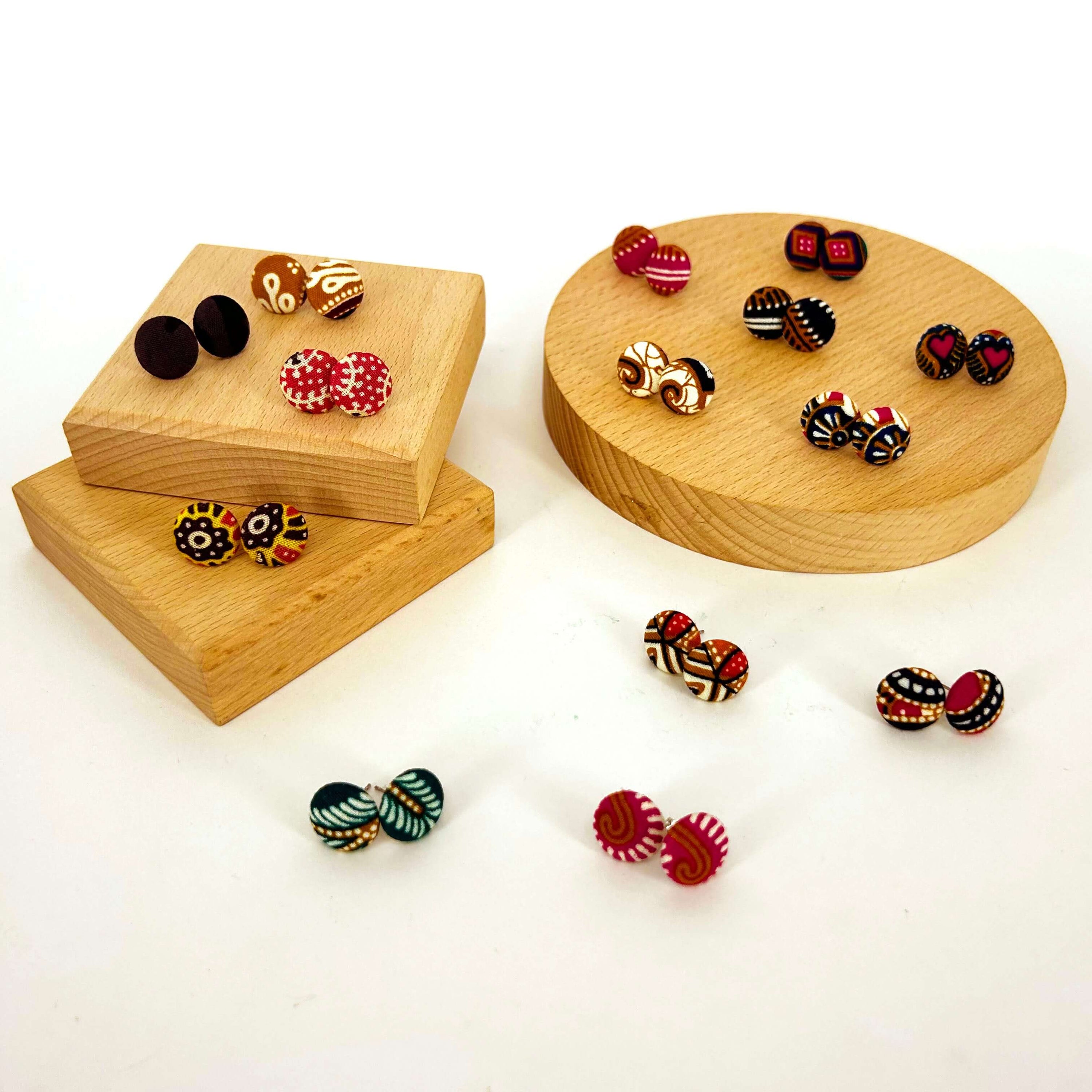 Batik Stud Earrings