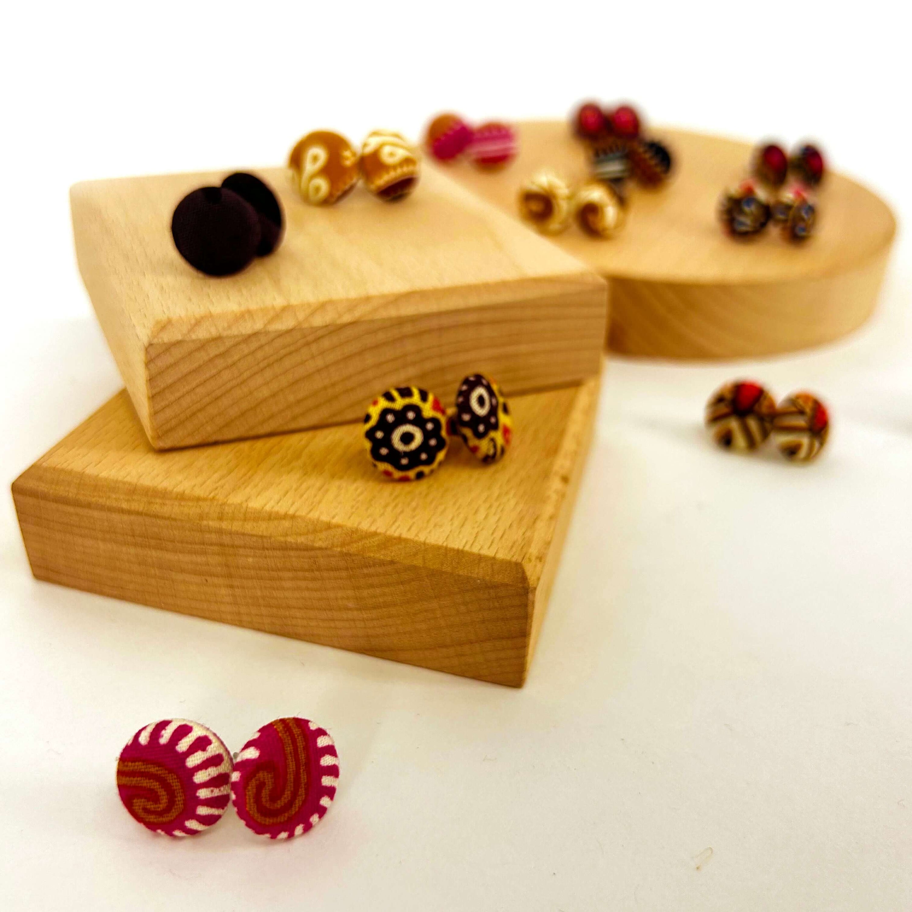 Batik Stud Earrings