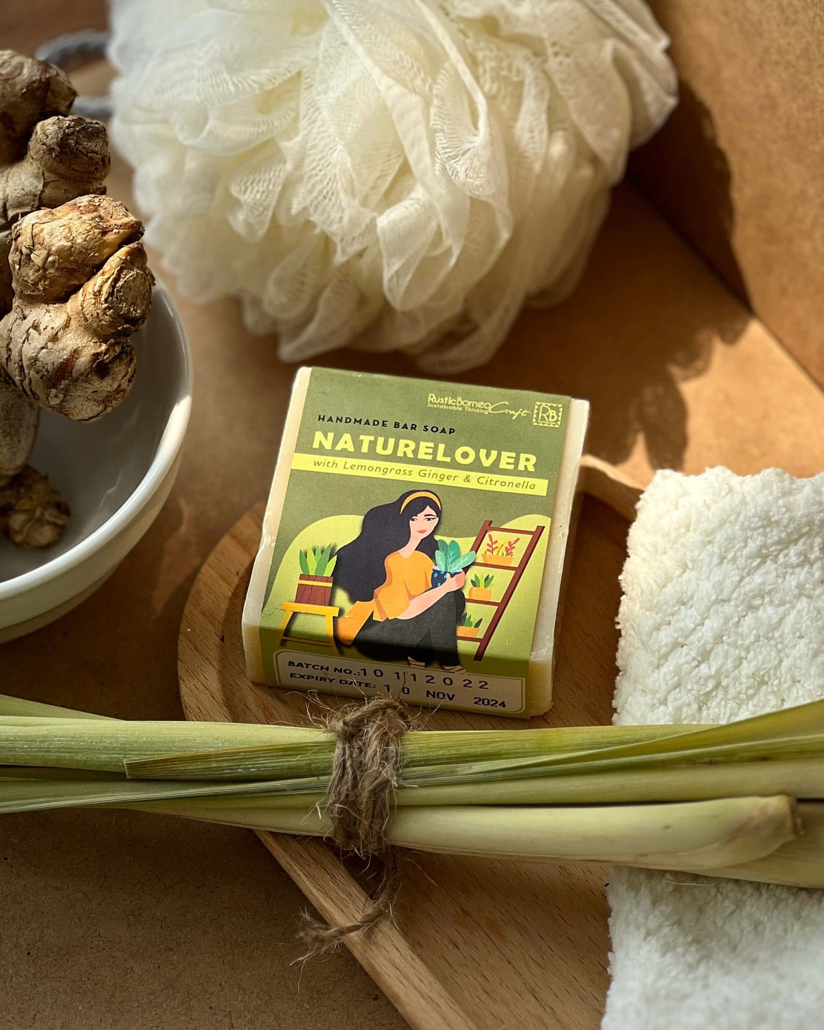 Rustic Borneo Craft : Hand and Body Bar Soap 100g