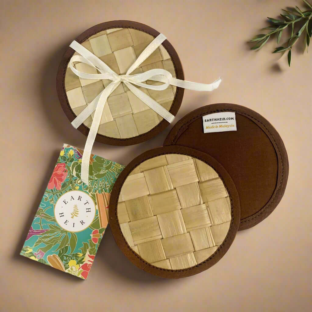 An image of the EarthHeirMengkuangCoasters_Natural.jpg by Earth Heir