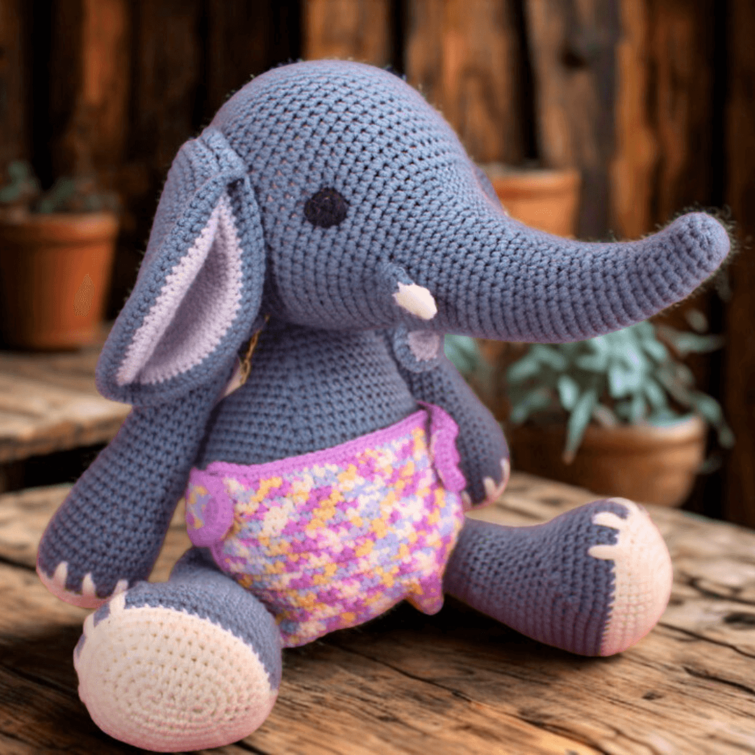 Engkitai - Elephant Crochet Toys