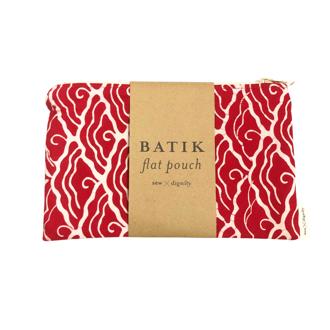 Dignity: Batik Flat Pouch