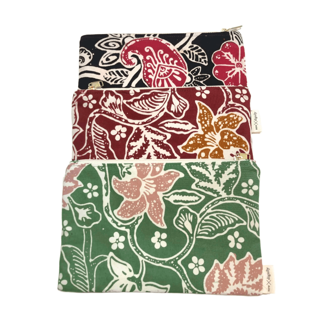 Dignity: Batik Flat Pouch