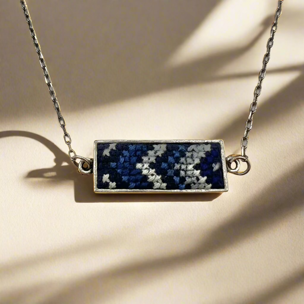 Nuusum Silver-Plated Horizontal Necklace