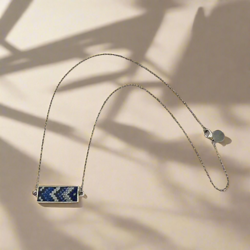 Nuusum Silver-Plated Horizontal Necklace