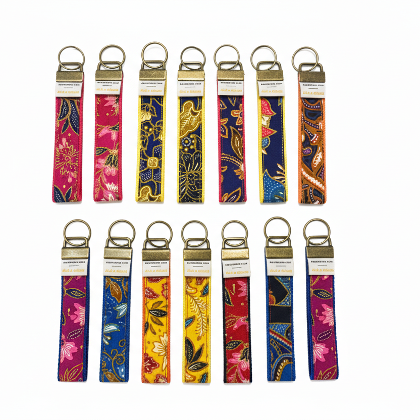 Batik Key Fob