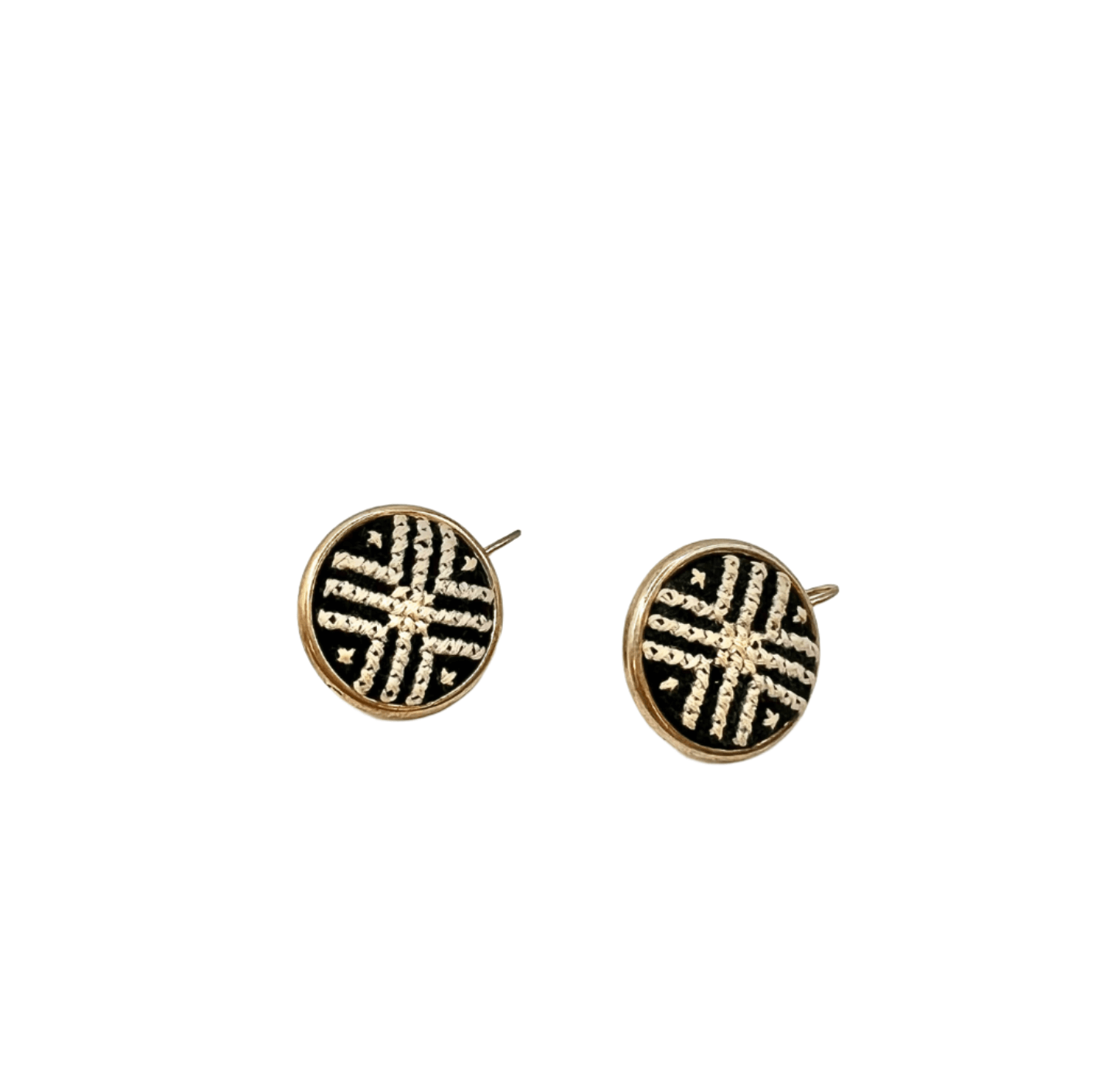 Arabesque Silver-Plated Statement Earrings