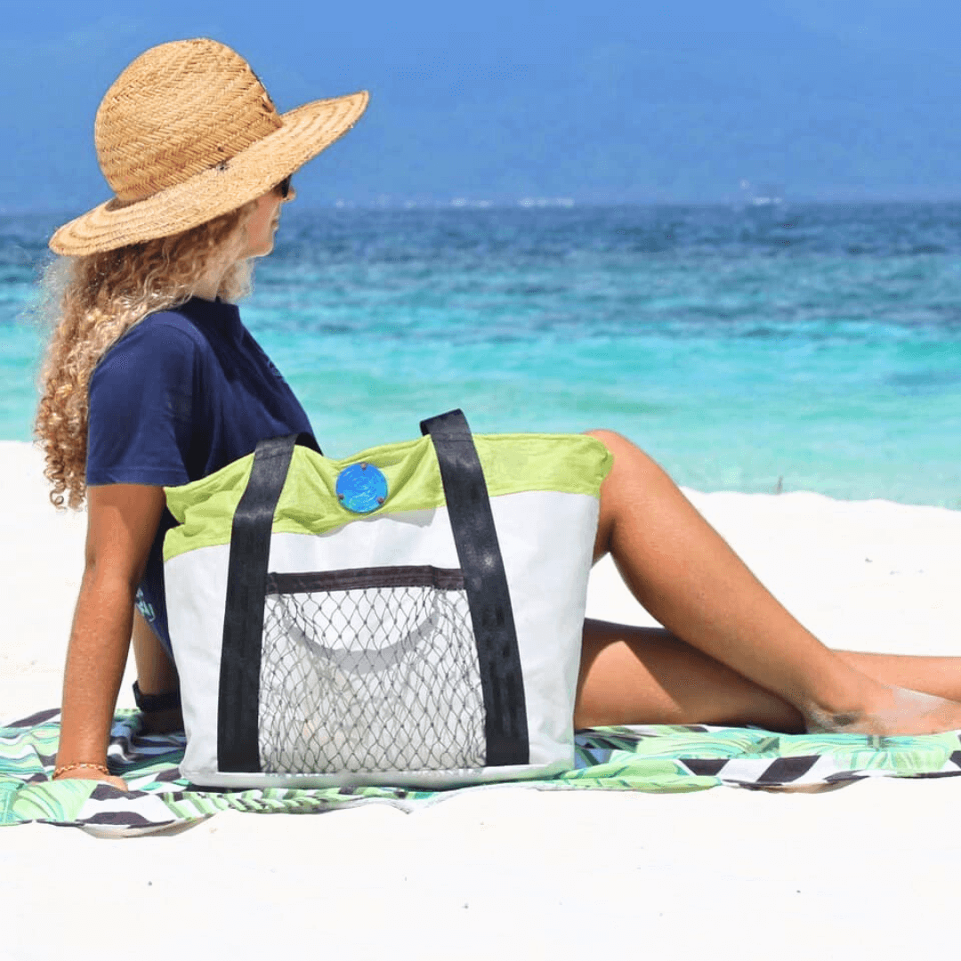 100% Upcycled Bag - Whale Shark Tote Bag