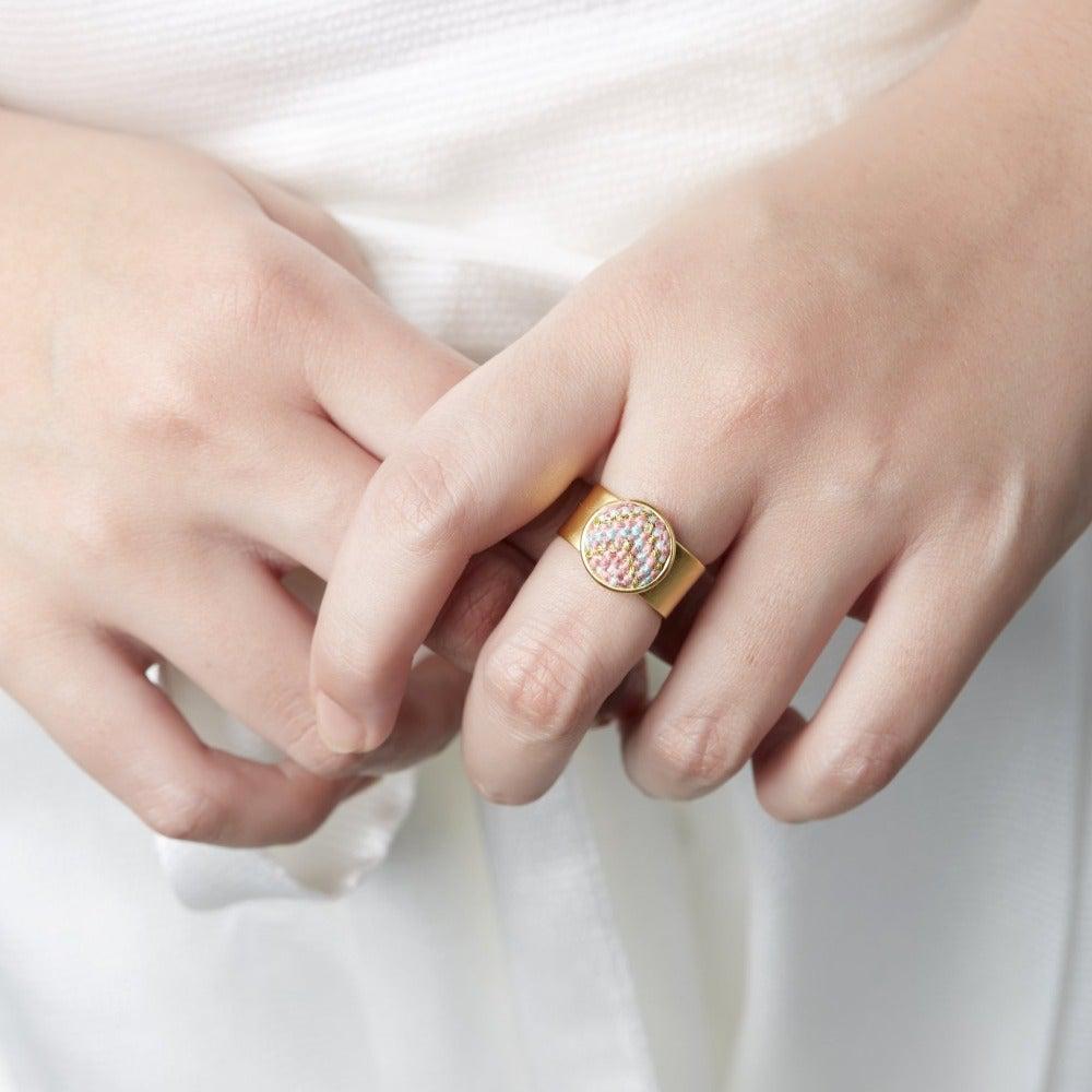 An image of ethical jewelry showcasing Malaysian heritage, emphasizing sustainable fashion and community empowerment.