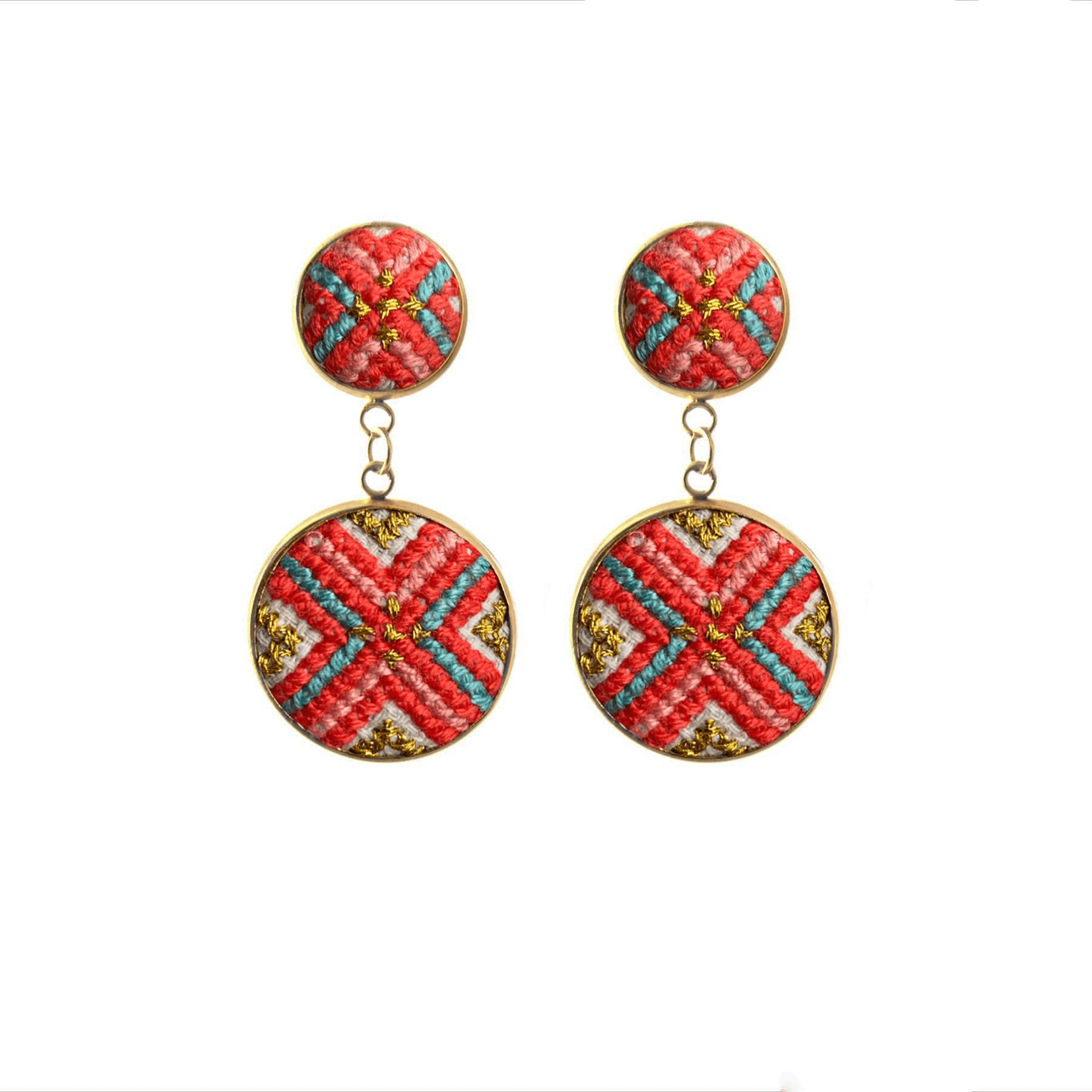 An image of the EarthHeir_Amour_AngelfishEarrings_001.png by Earth Heir