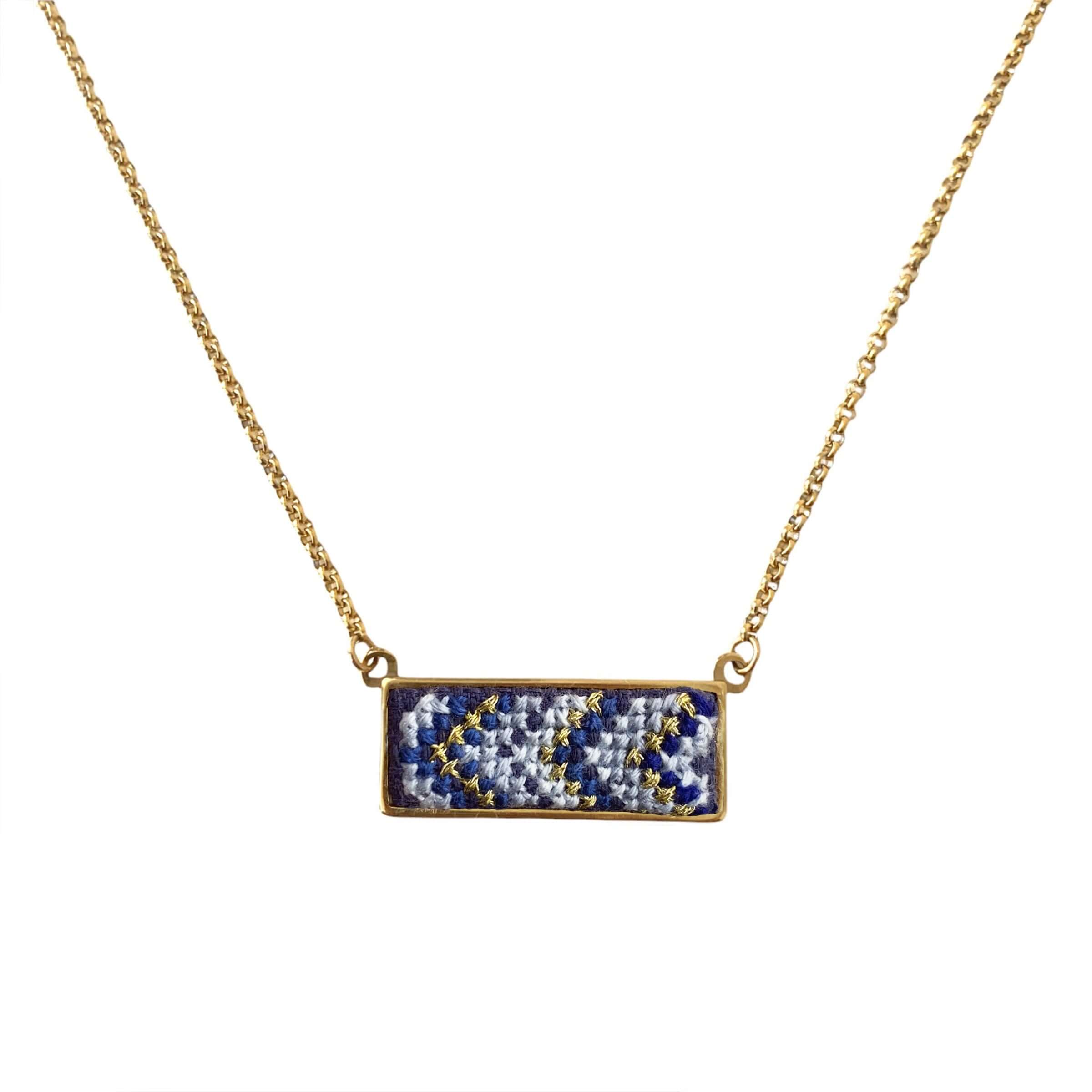 An image of the EarthHeir_NuusumBlue_BelugaNecklace_001.jpg by Earth Heir