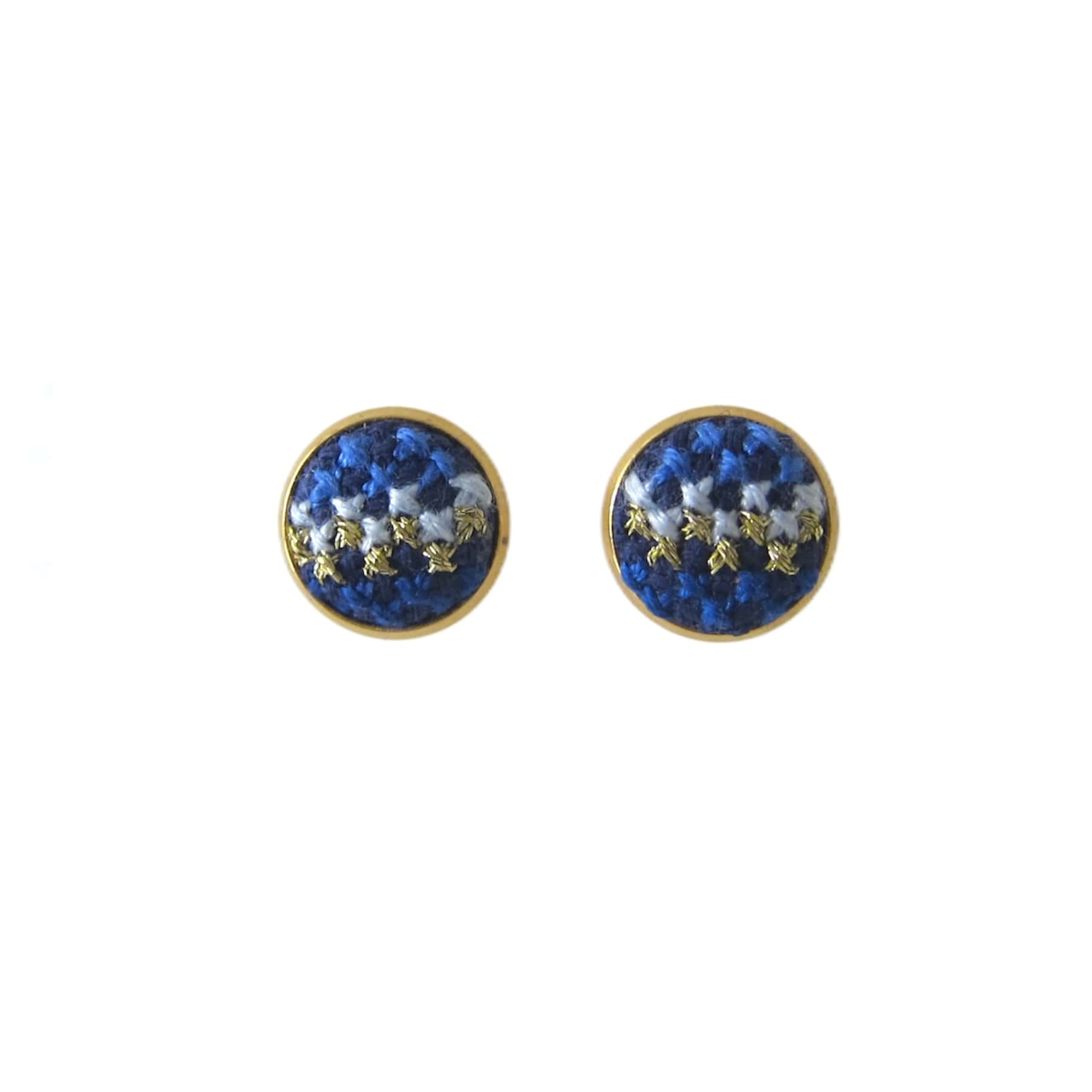 An image of the EarthHeir_NuusumBlue_Mahi-MahiStudsEarrings_001.jpg by Earth Heir