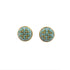 An image of the EarthHeir_Teal_Mahi-MahiStudsEarrings_001.jpg by Earth Heir