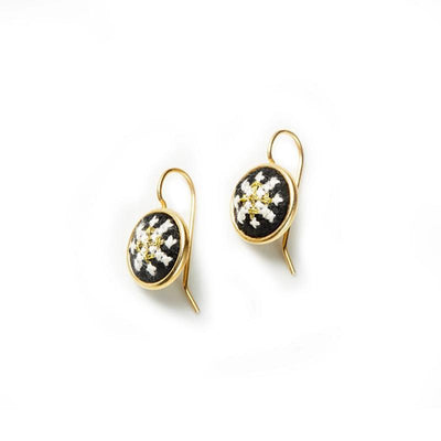 GLOW Arabesque Gold-Plated Dainty Earrings-Jewellery-Earth Heir