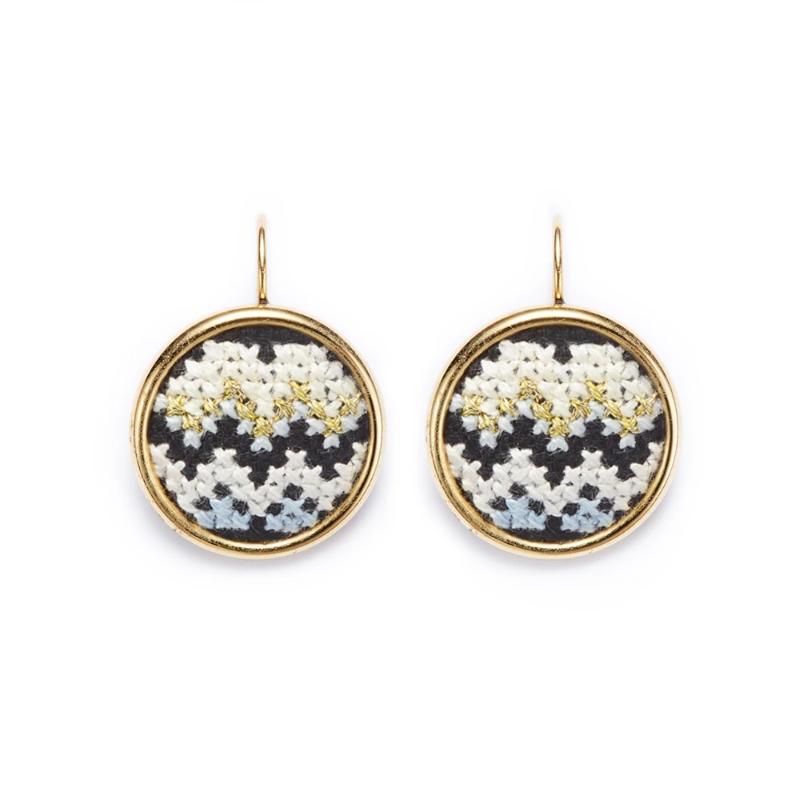 GLOW Nuusum Gold-Plated Statement Earrings-Jewellery-Earth Heir