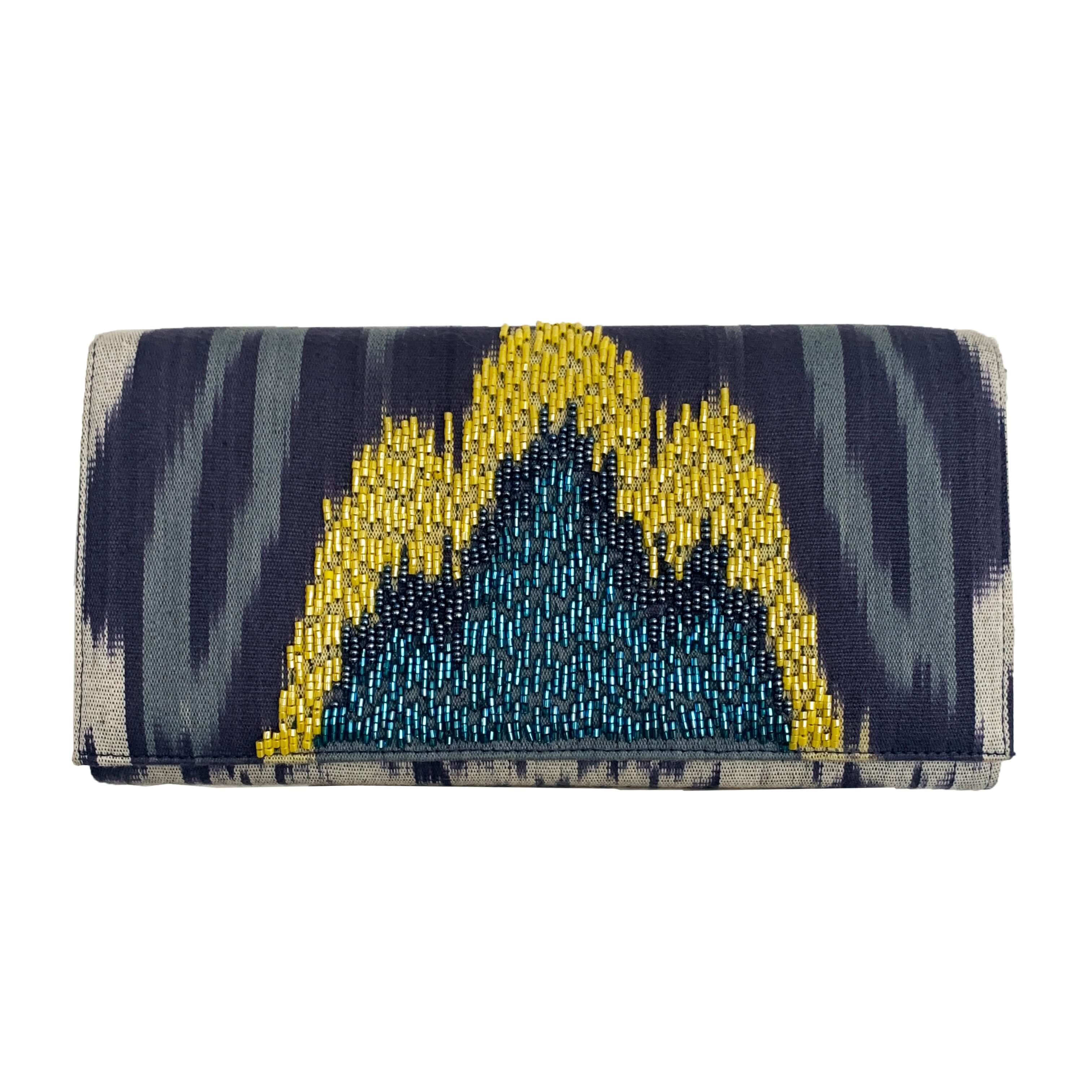 An image of the Ikat_Clutch_Blue_003.jpg by Earth Heir