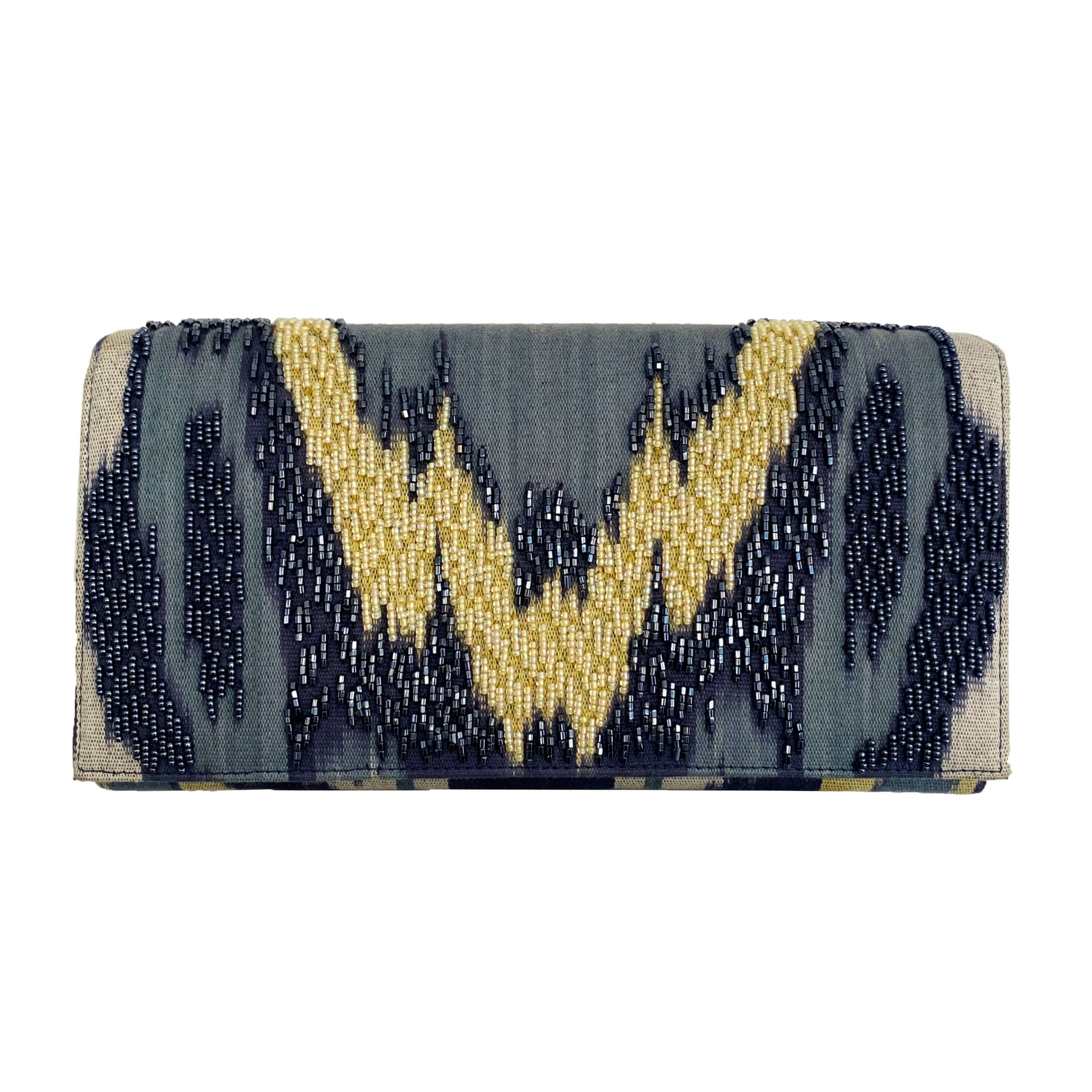 An image of the Ikat_Clutch_Blue_005.jpg by Earth Heir