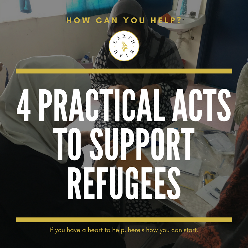 4 Practical Acts to Support Refugees - fair trade - sustainable fashion