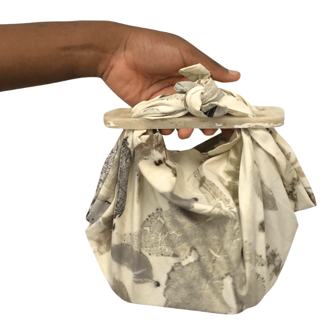 Upcycled Shack: Magnetic Handle Eco Print Bag