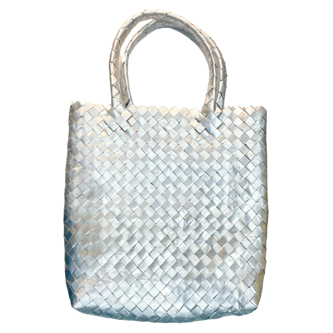 Upcycled Shack: Aluminium Woven Bag