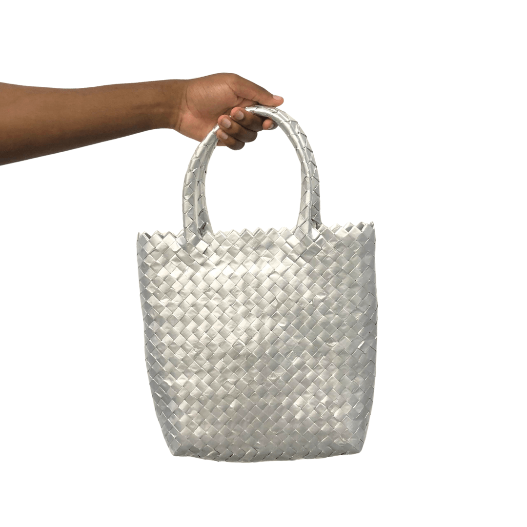 Upcycled Shack: Aluminium Woven Bag