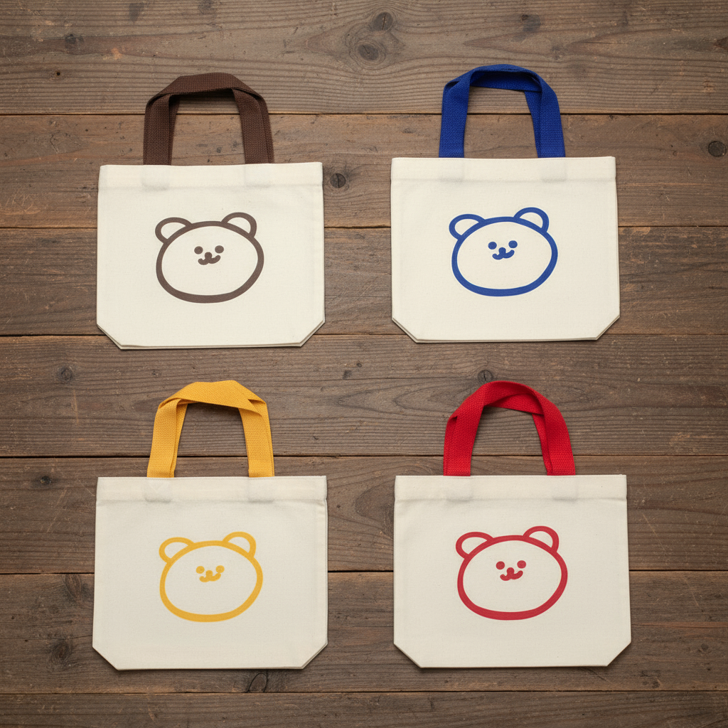 Silent Teddies: Mini Tote Bag