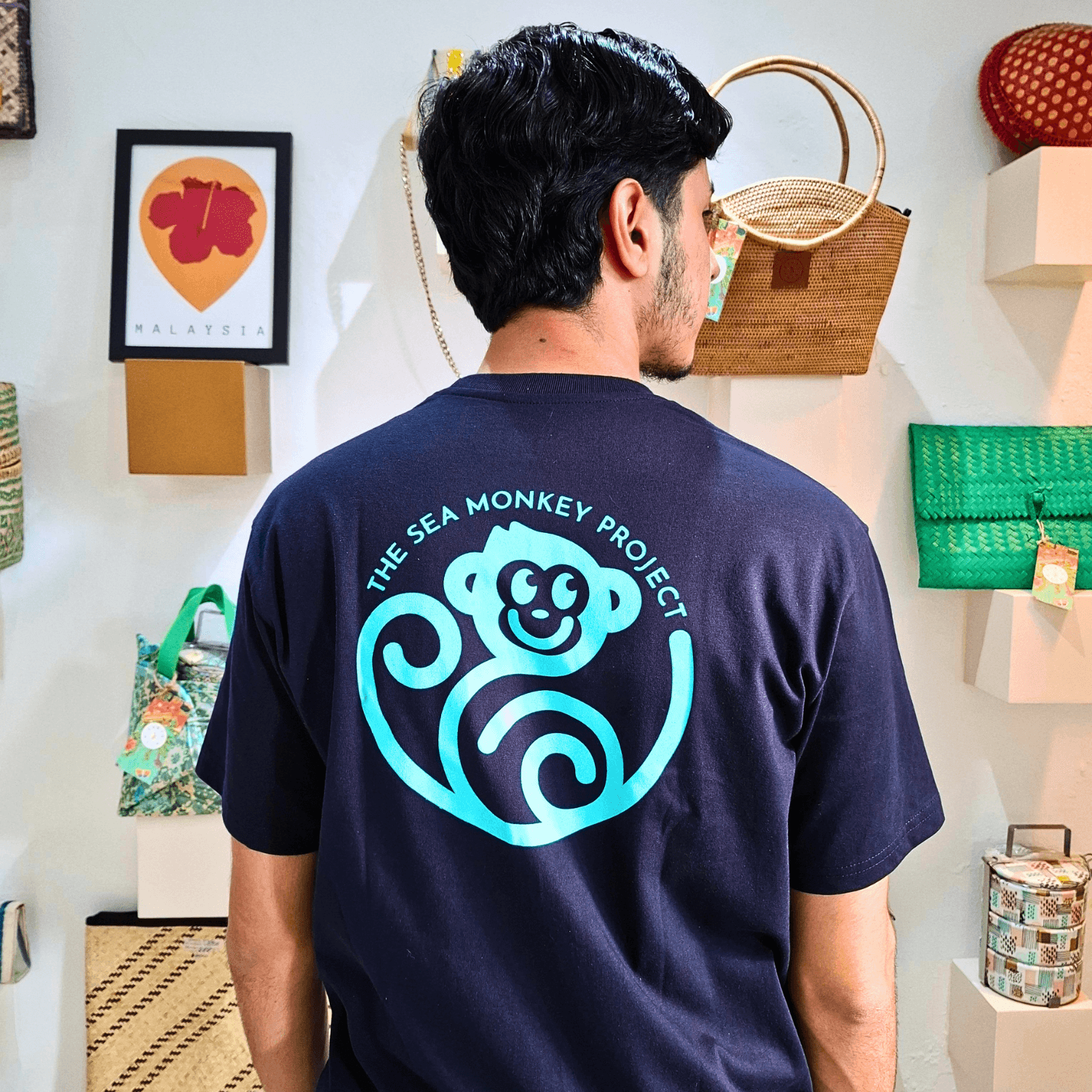 Sea Monkey Project : Navy Blue T-shirt