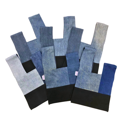 Kloth: Upcycled Denim Mini Knot Bag