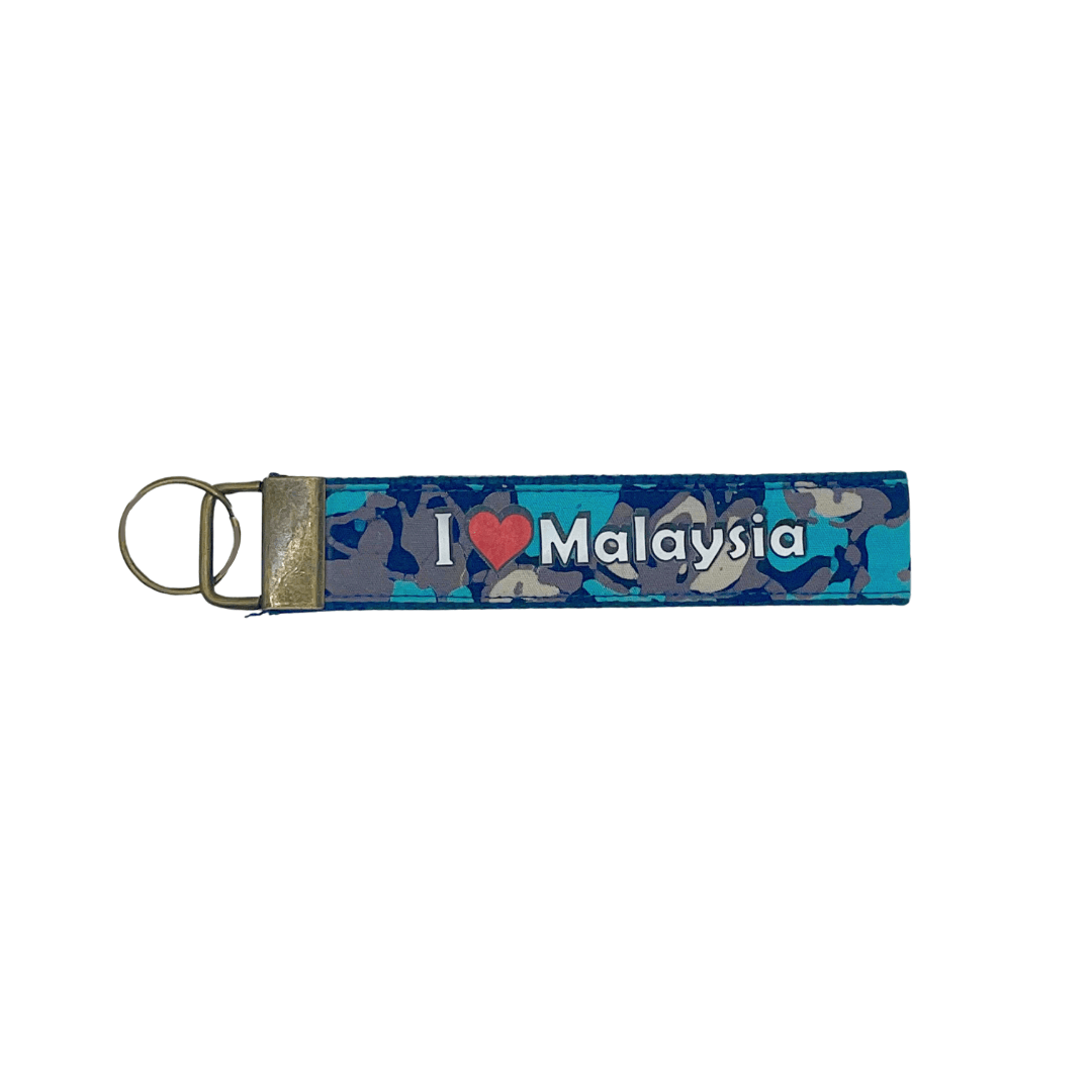 Batik Key Fob (I Love Malaysia)