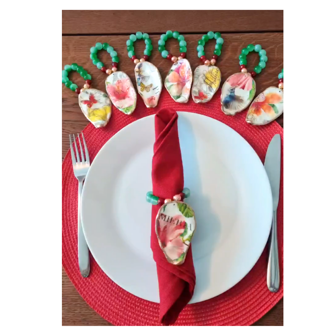 Lavish Lifestyle - Oyster Napkin Holders (Set of 4)
