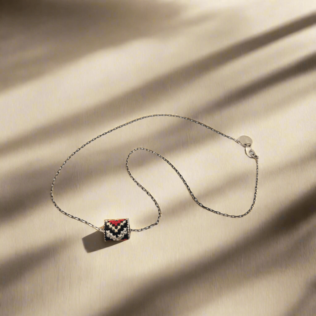 Nuusum Red Silver-Plated Valentine Spool