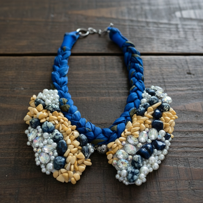 Blue Beaded Necklace