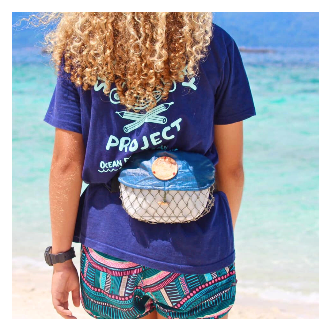 100% Upcycled Bag - Sea Jelly Hip Pack