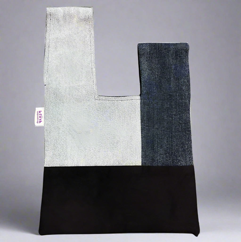 Kloth: Upcycled Denim Mini Knot Bag