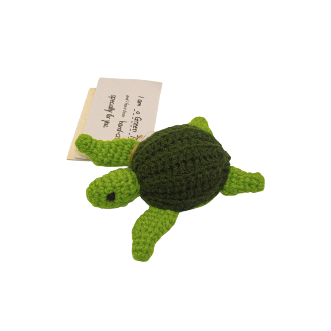 Engkitai : Green Sea Turtle Crochet Toys (Light &amp; Dark Green)
