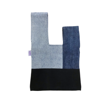 Kloth: Upcycled Denim Mini Knot Bag