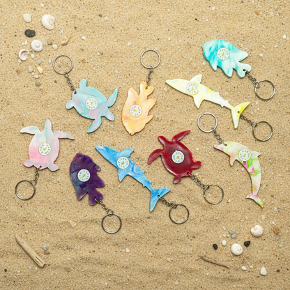 Earth Heir Sea Animal Plastic Keychain