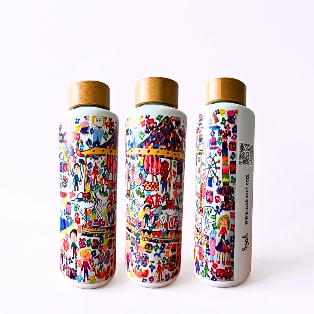 NakSeni : Thermal Bottle with Bamboo Lid