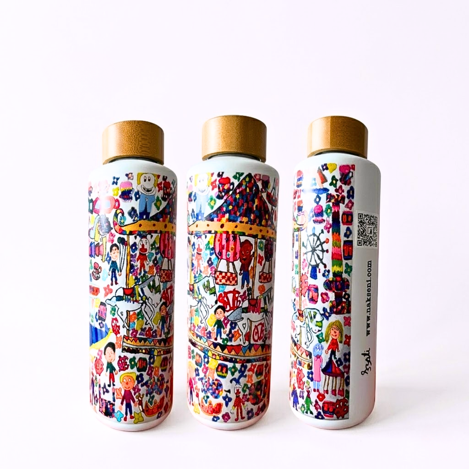 NakSeni : Thermal Bottle with Bamboo Lid