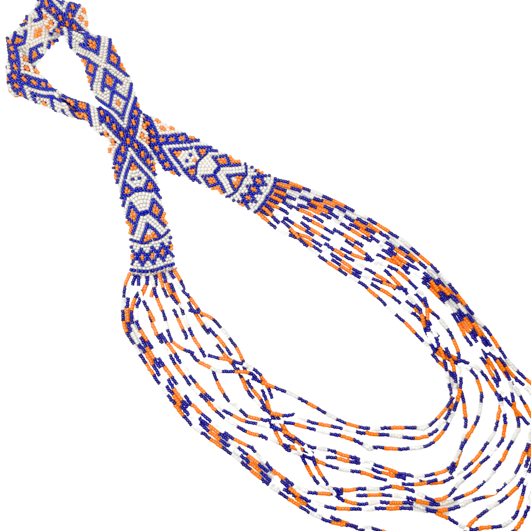 Traditional Beaded Borneo Necklace